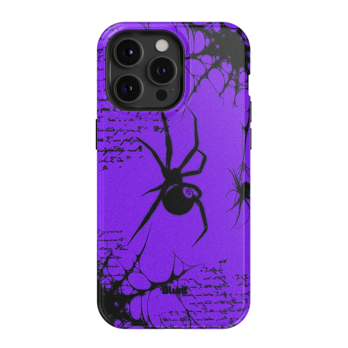 Violet Script iPhone Case
