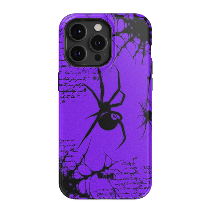 Violet Script iPhone Case