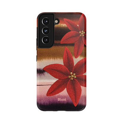 Crimson Bloom Samsung Case