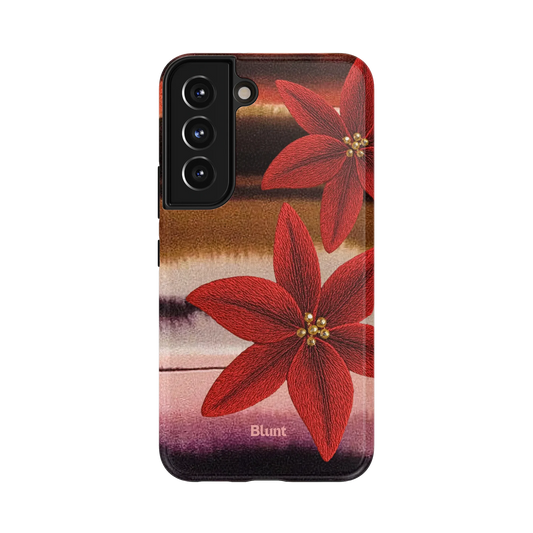 Crimson Bloom Samsung Case