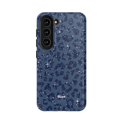 Blue Cheetah Print Samsung Case