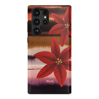 Crimson Bloom Samsung Case