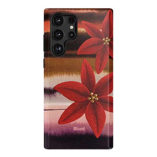 Crimson Bloom Samsung Case