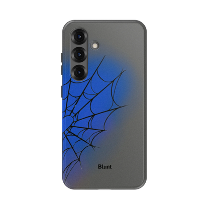 Grey Blue Web Samsung Case