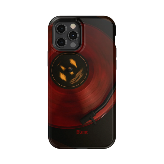 Crimson Echo iPhone Case