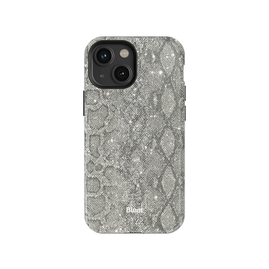 Silver Python iPhone Case