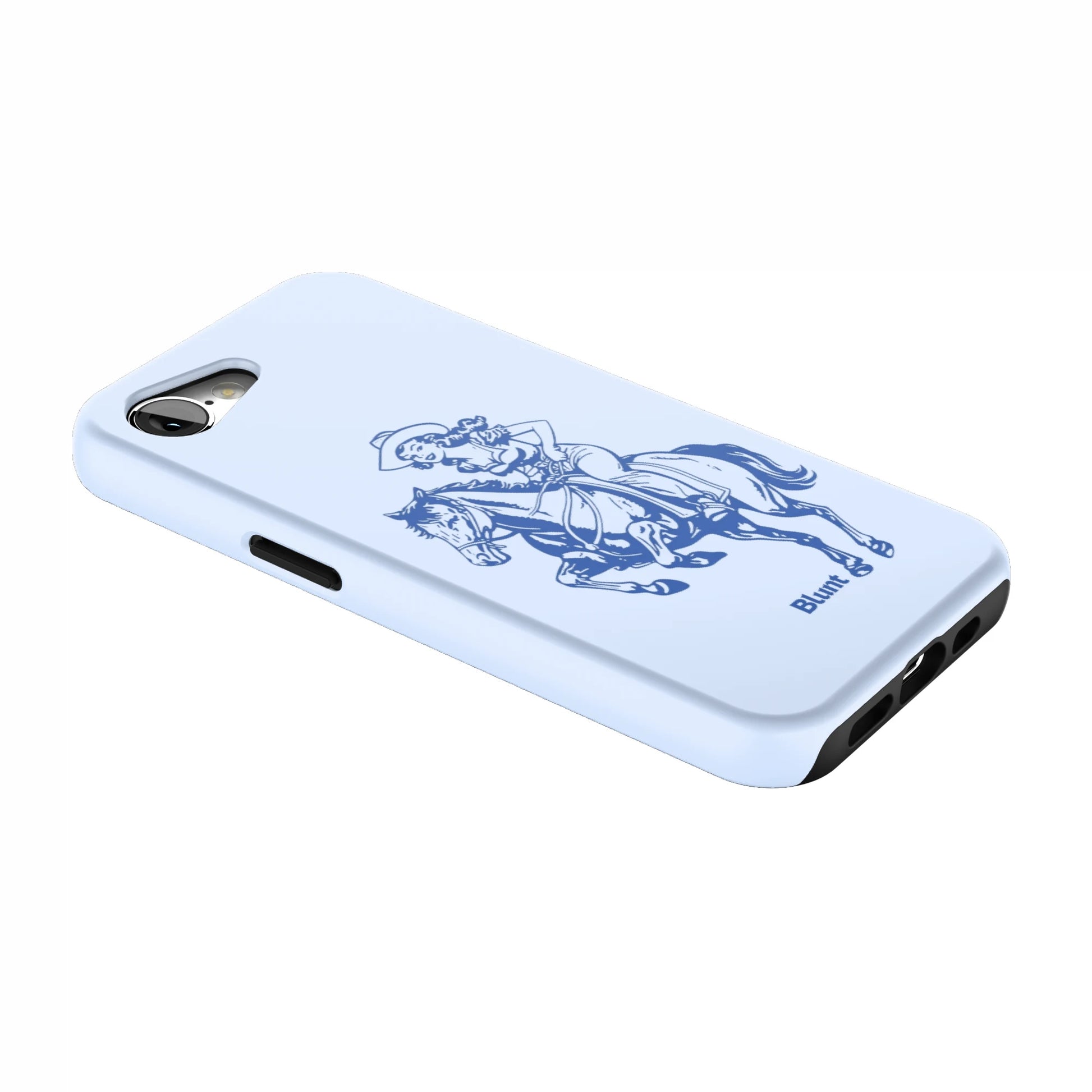 Blue-Lasso-Lady-iphone-case-iPhone 16 E-2