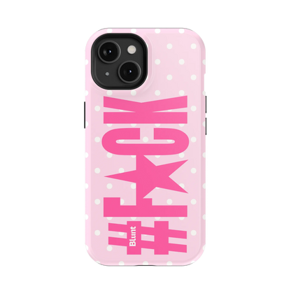Pink Polka Riot iPhone Case