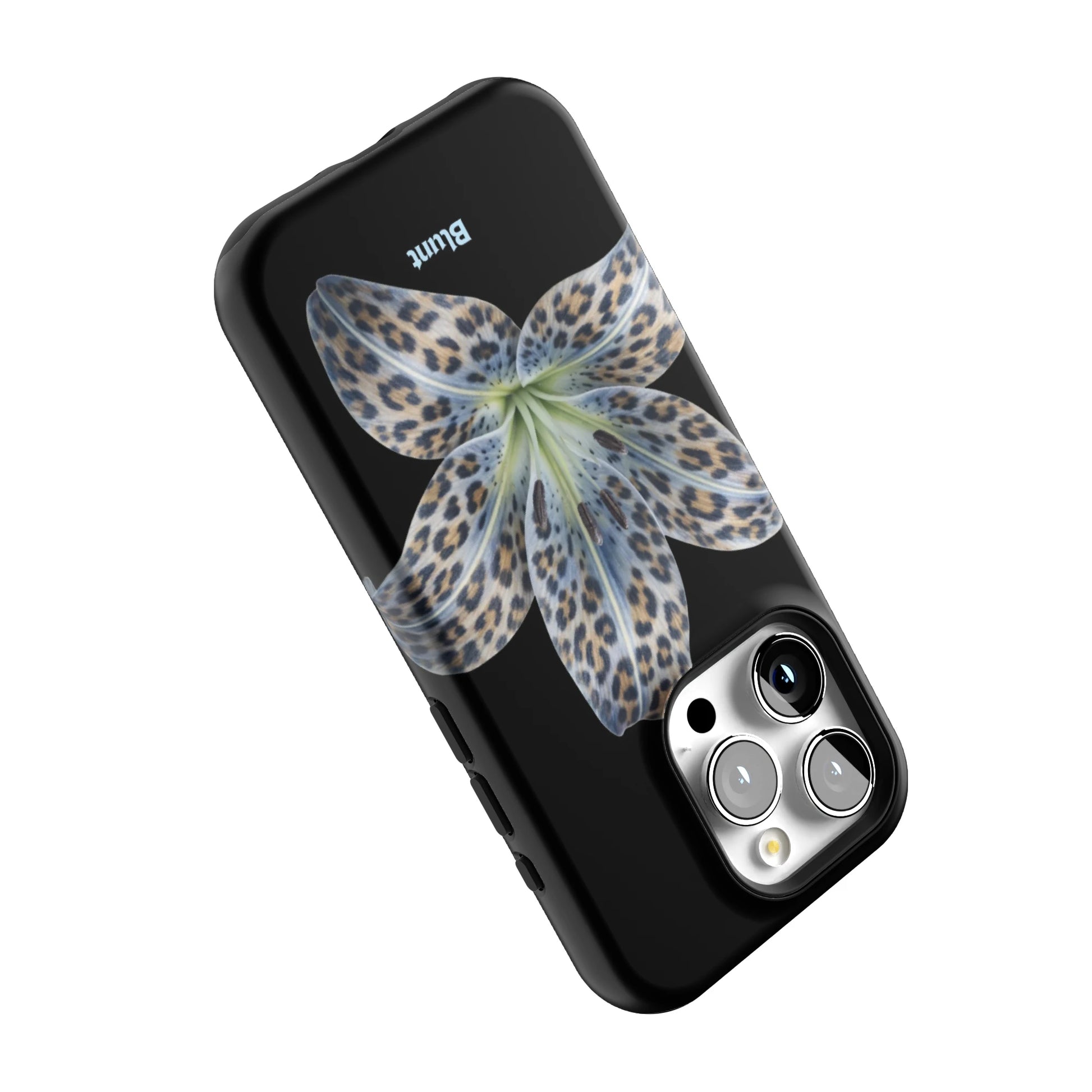 Blue-Leopard-Bloom-iphone-case-iPhone 15 Pro-4