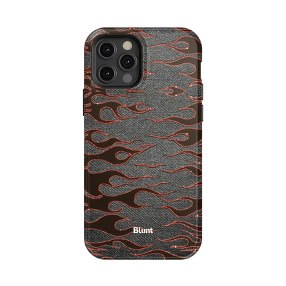 Steel Flame iPhone Case