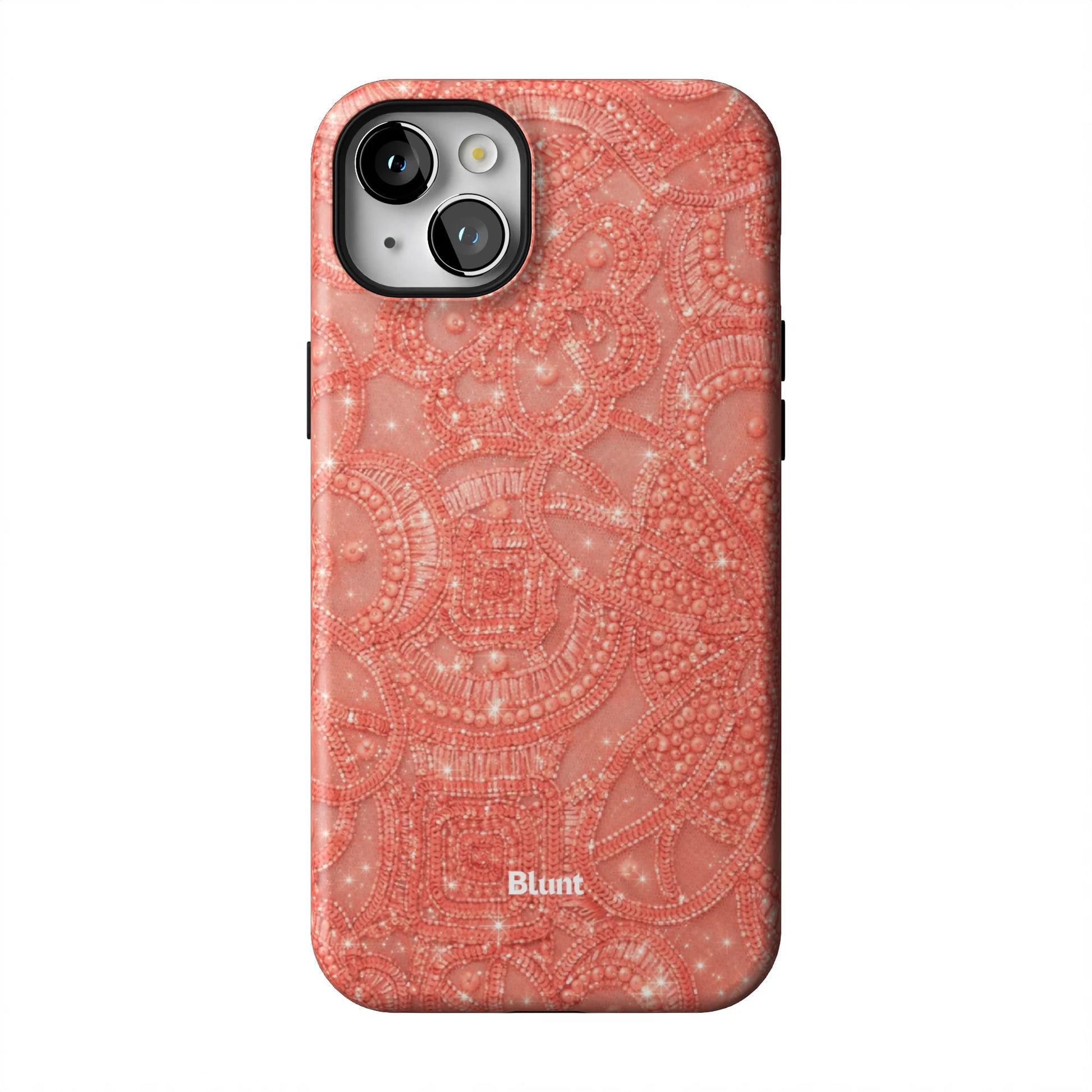Coral-Glam-iphone-case-iPhone 14 Plus-1
