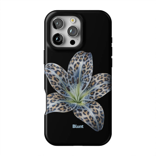 Blue-Leopard-Bloom-iphone-case-iPhone 16 Pro Max-1