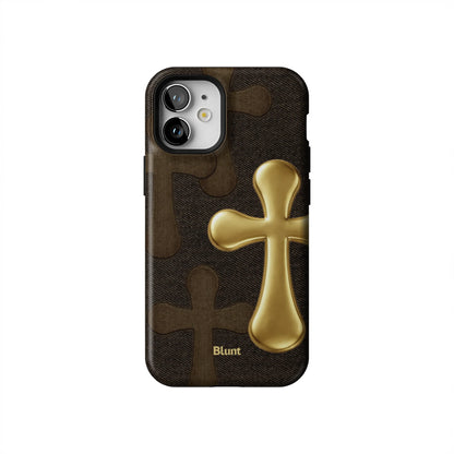 Gold-Patch-iphone-case-iPhone 12 Mini-1