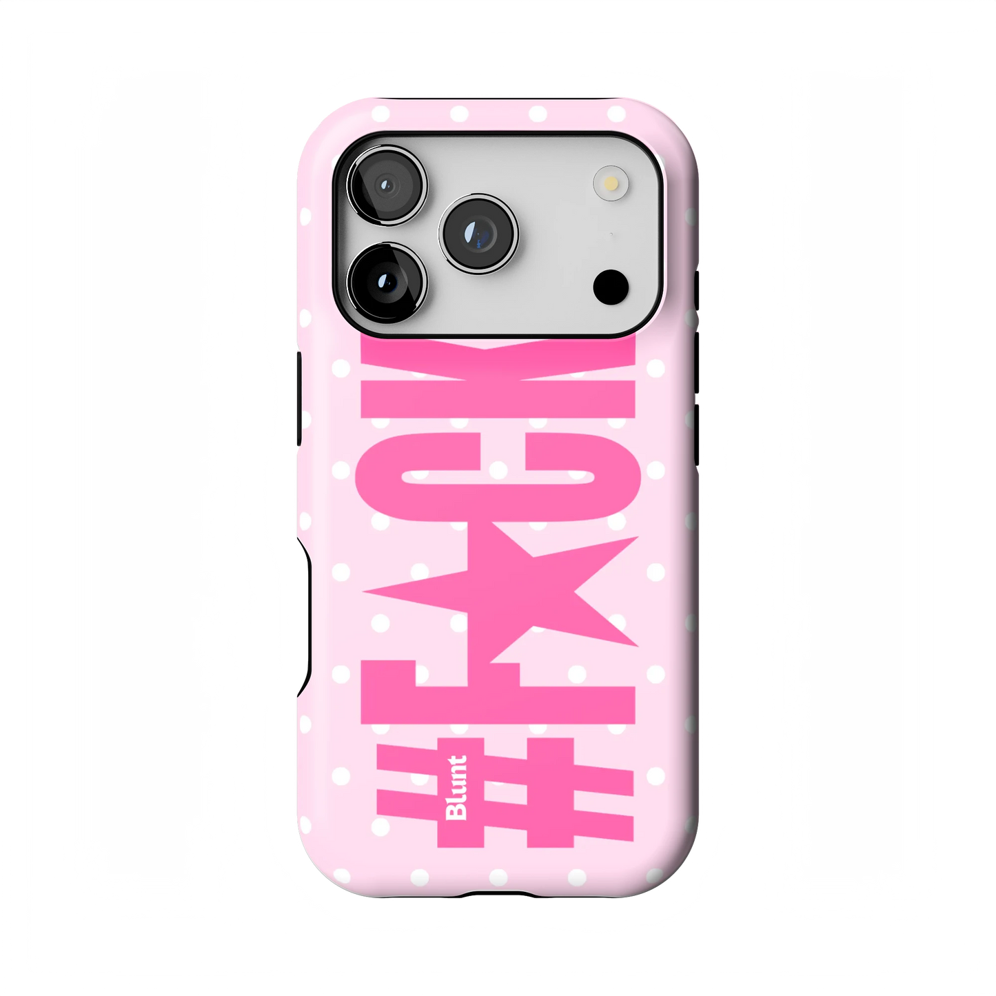 Pink Polka Riot iPhone Case