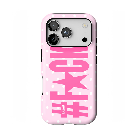 Pink Polka Riot iPhone Case