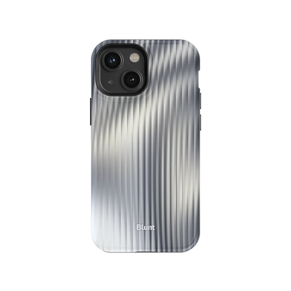 Silver Pulse iPhone Case