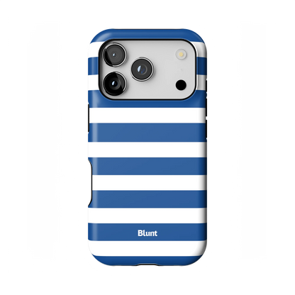Navy Stripe iPhone Case