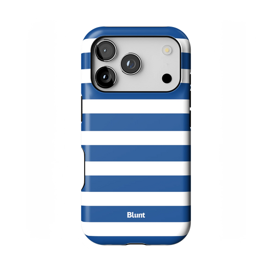 Navy Stripe iPhone Case
