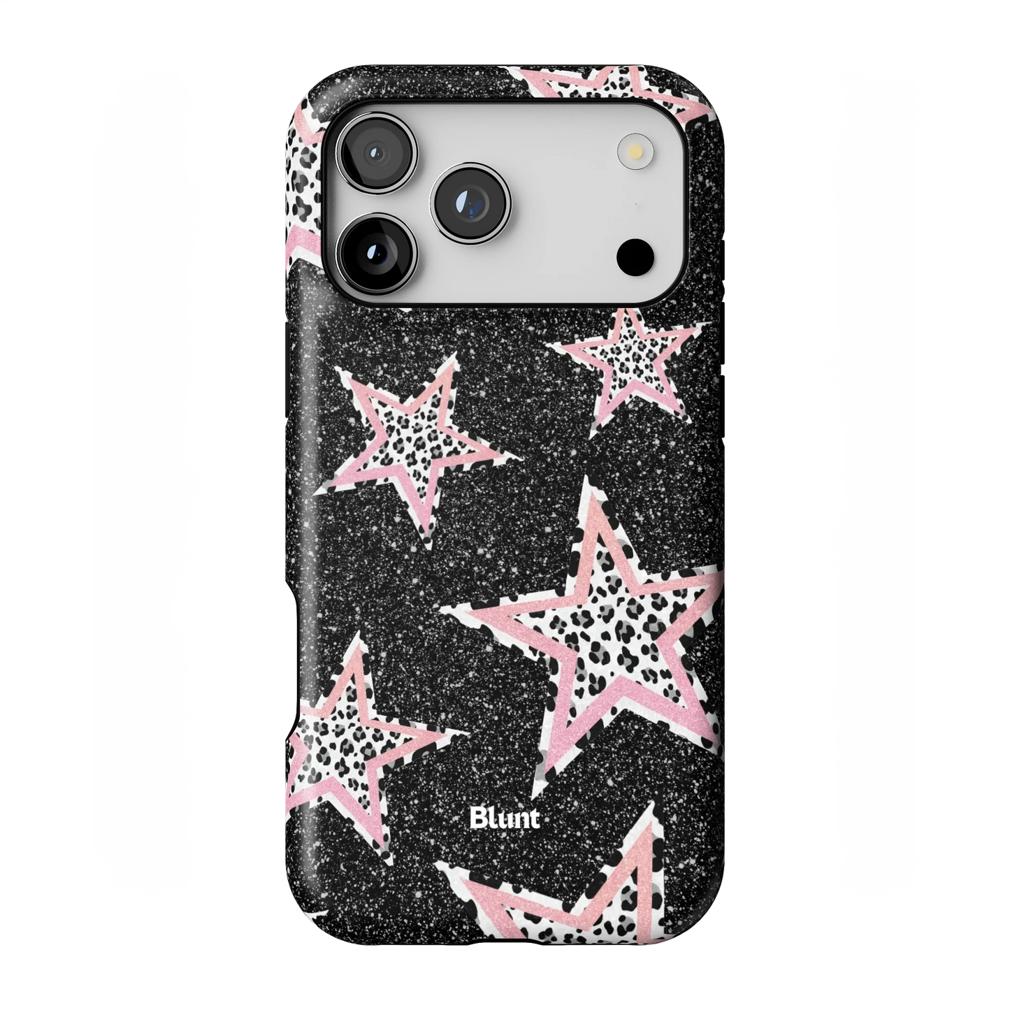 Pink Zebra Stars iPhone Case