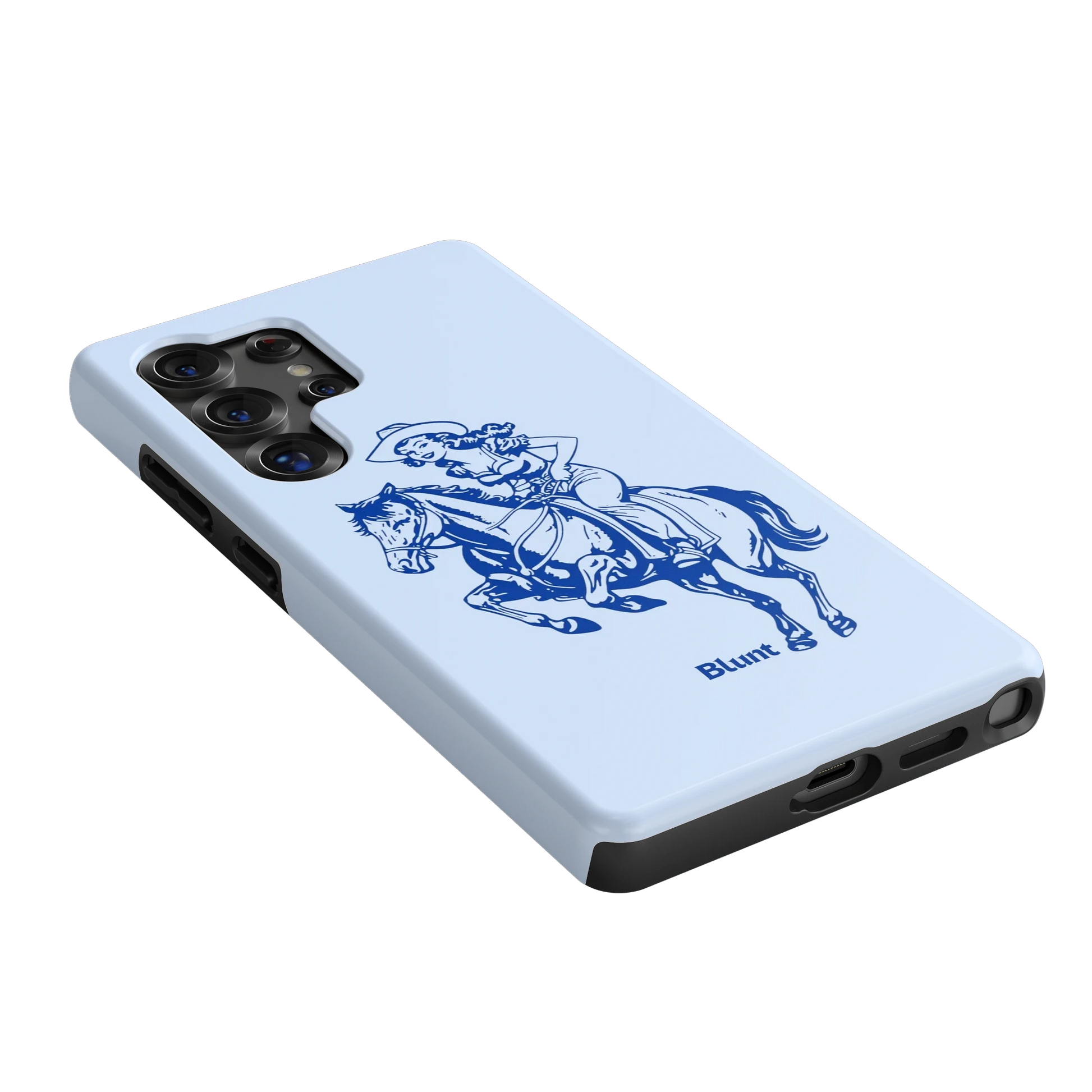 Blue-Lasso-Lady-samsung-case-S25 Ultra-2