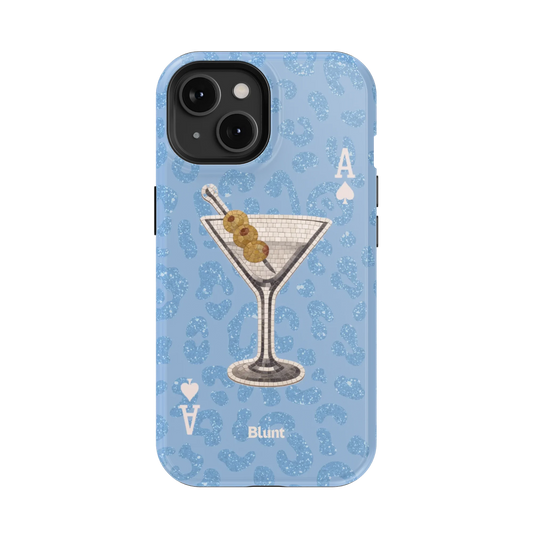 Blue Dirty Martini iPhone Case