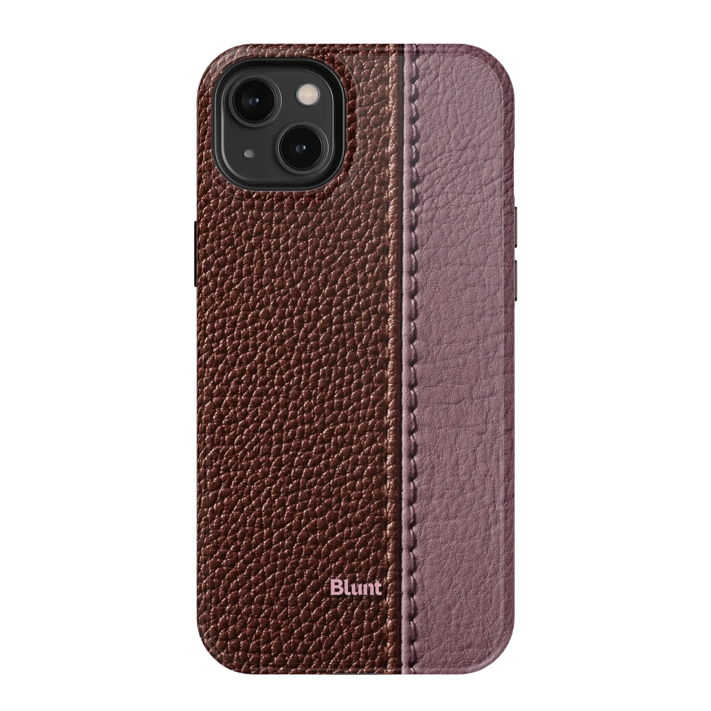 Maroon Grain iPhone Case