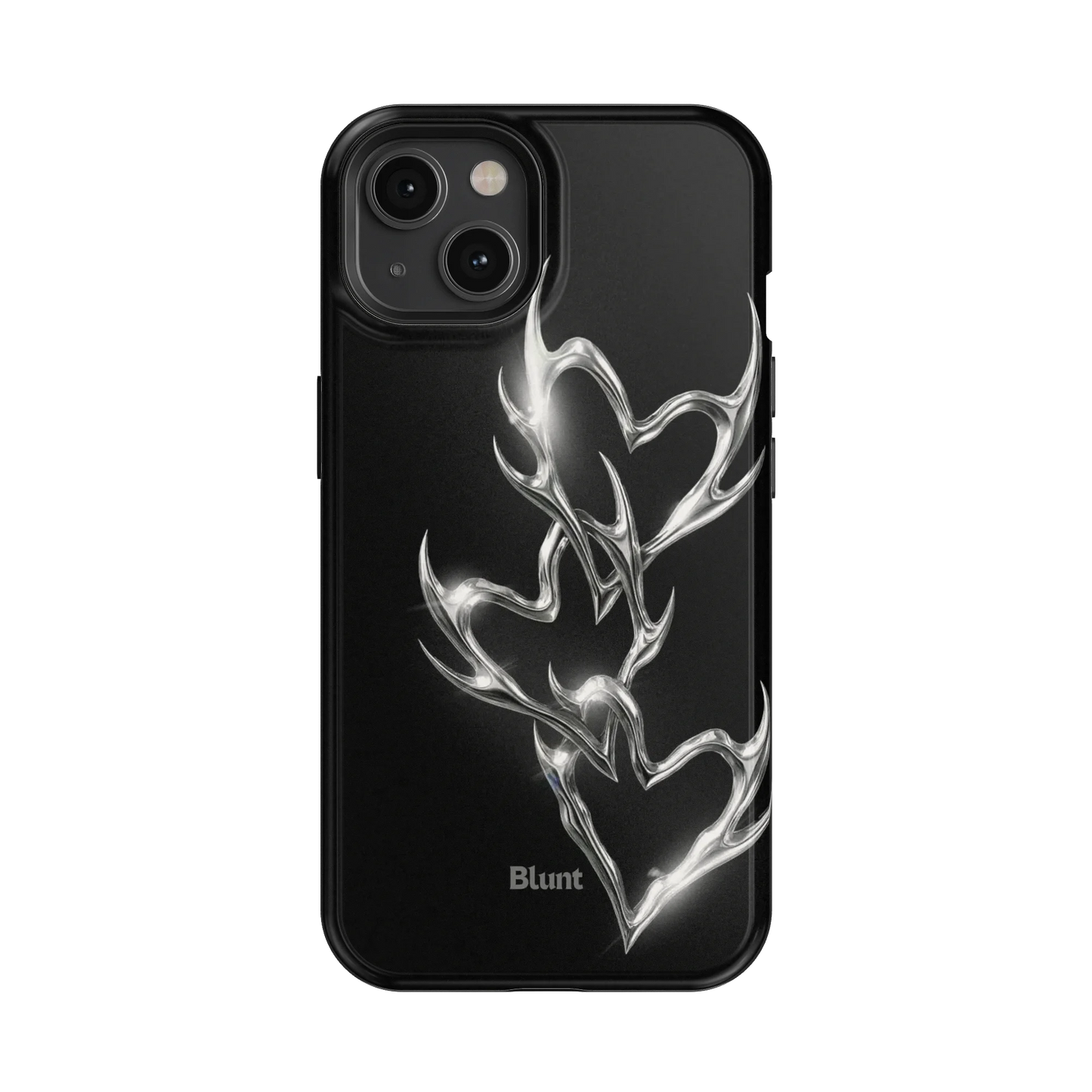 Chrome Flame iPhone Case