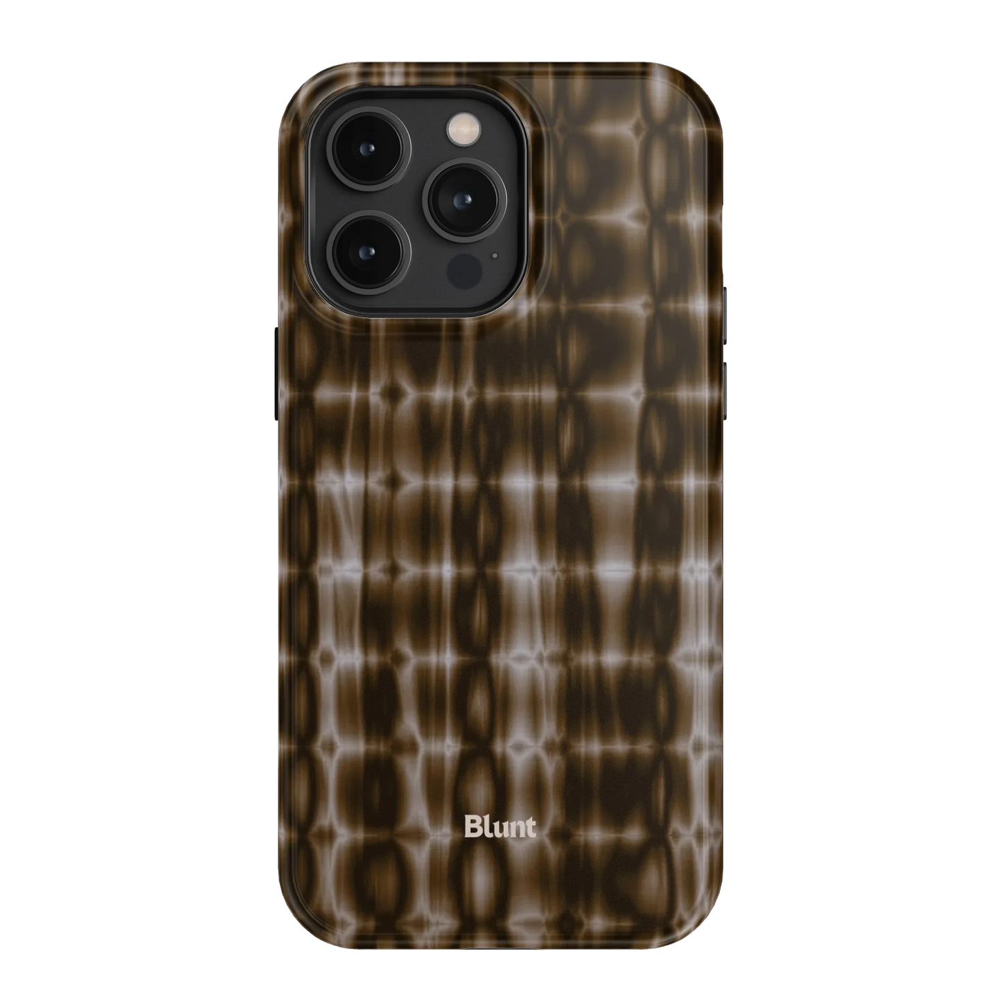 Brown Ripple iPhone Case