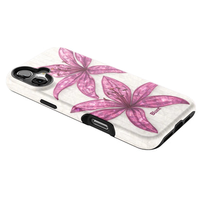 Purple-Floral-Luster-iphone-case-iPhone 16 Plus-2
