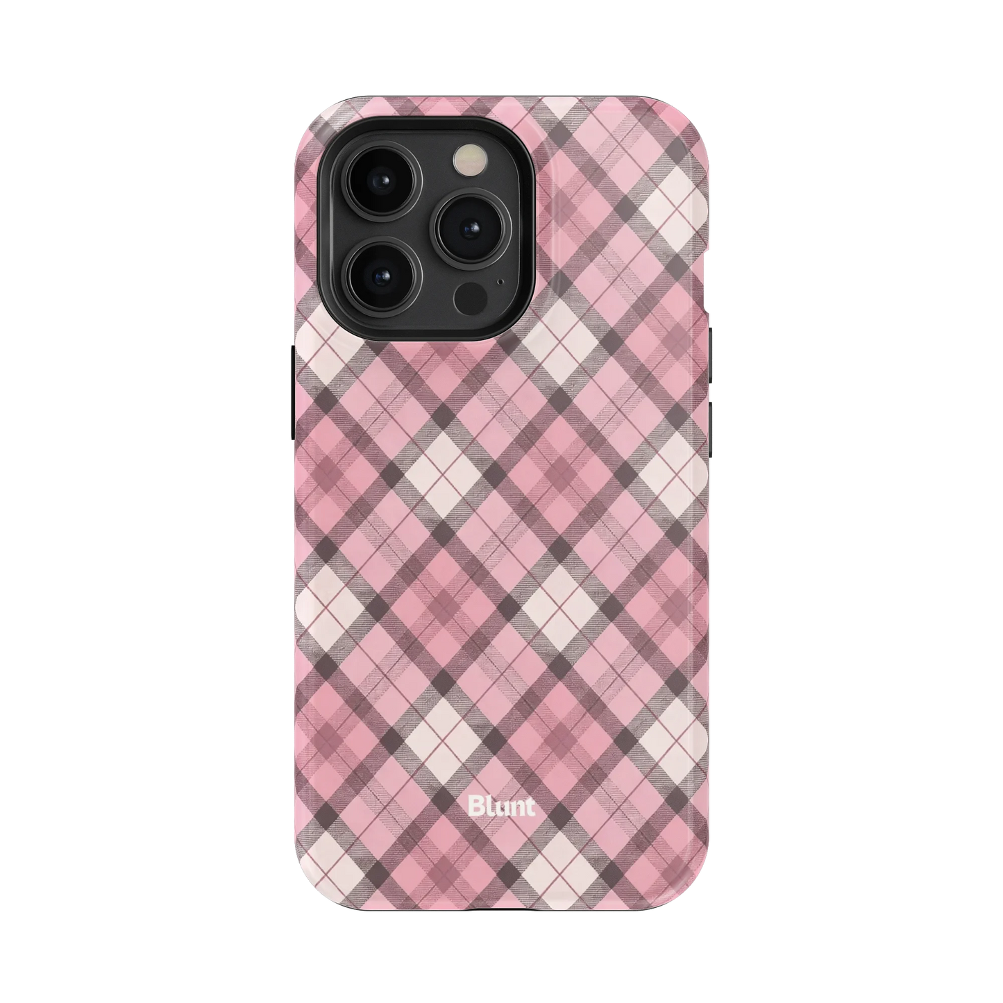 Pink Plaid iPhone Case