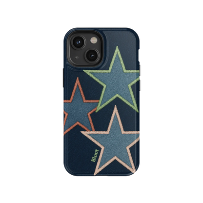 Neon Stars iPhone Case