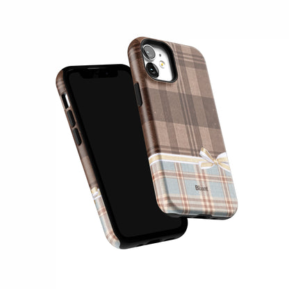 Mocha-Plaid-iphone-case-iPhone 12 Mini-5