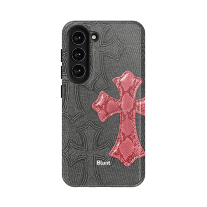 Pinkscale Cross Samsung Case