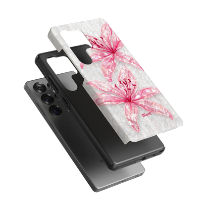 Pink-Floral-Luster-samsung-case-S25 Ultra-3
