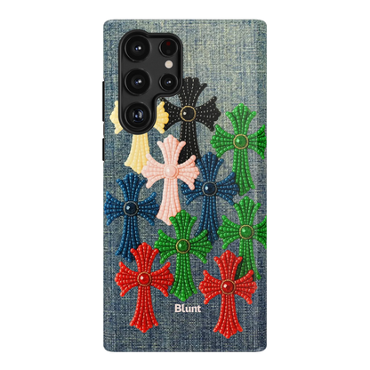 Cross Stitch Samsung Case