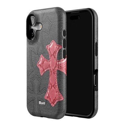 Pinkscale Cross iPhone Case
