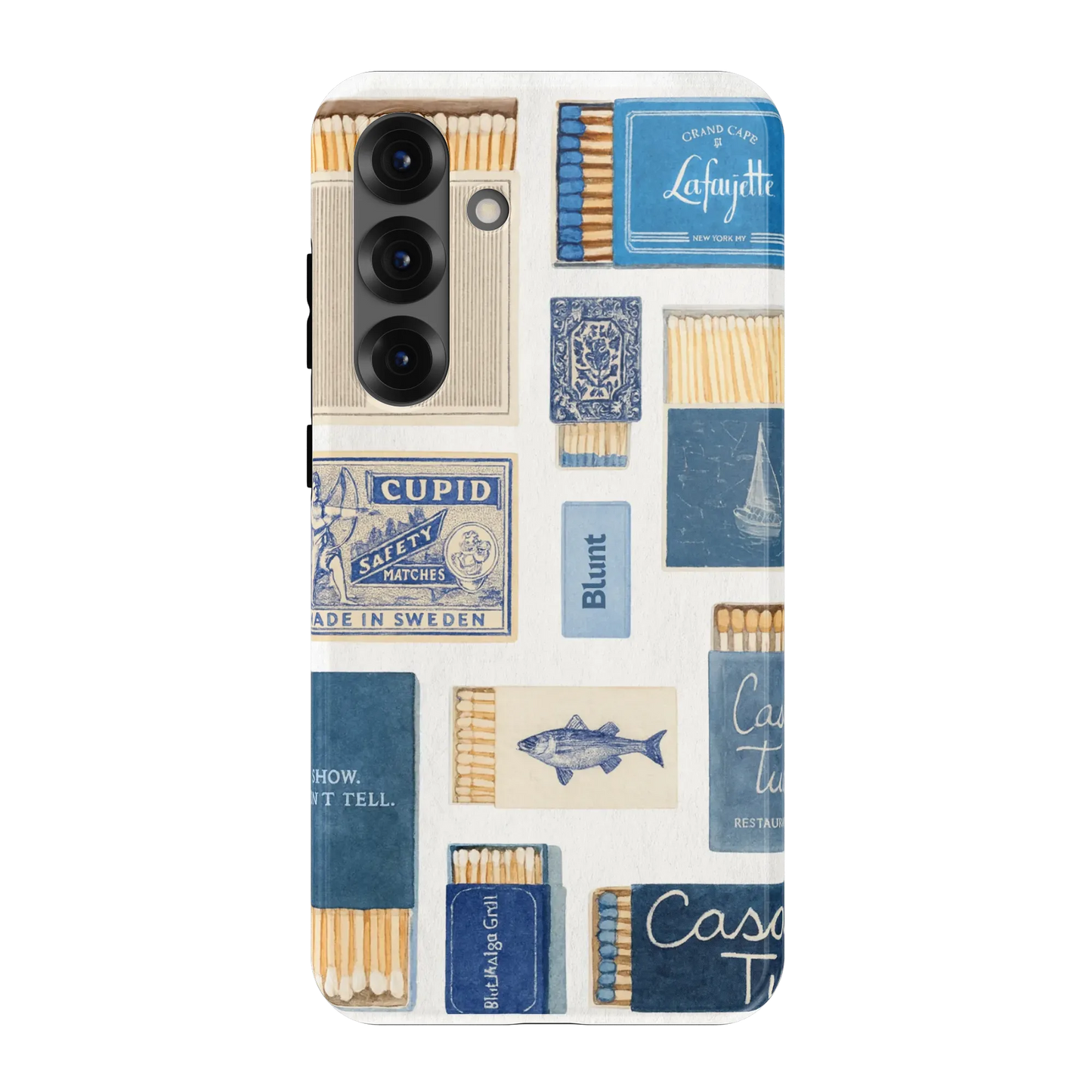 Teal flame Samsung Case
