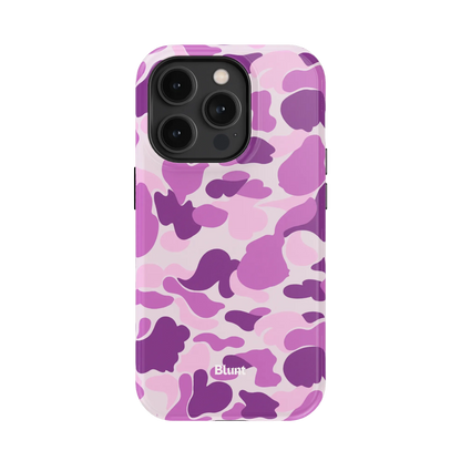 Purple Camo iPhone Case