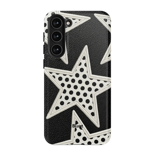 Noir Polka Star Samsung Case