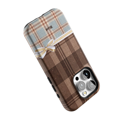 Mocha-Plaid-iphone-case-iPhone 15 Pro-4