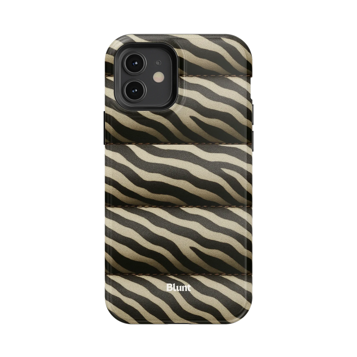 Zebra Puffer iPhone Case