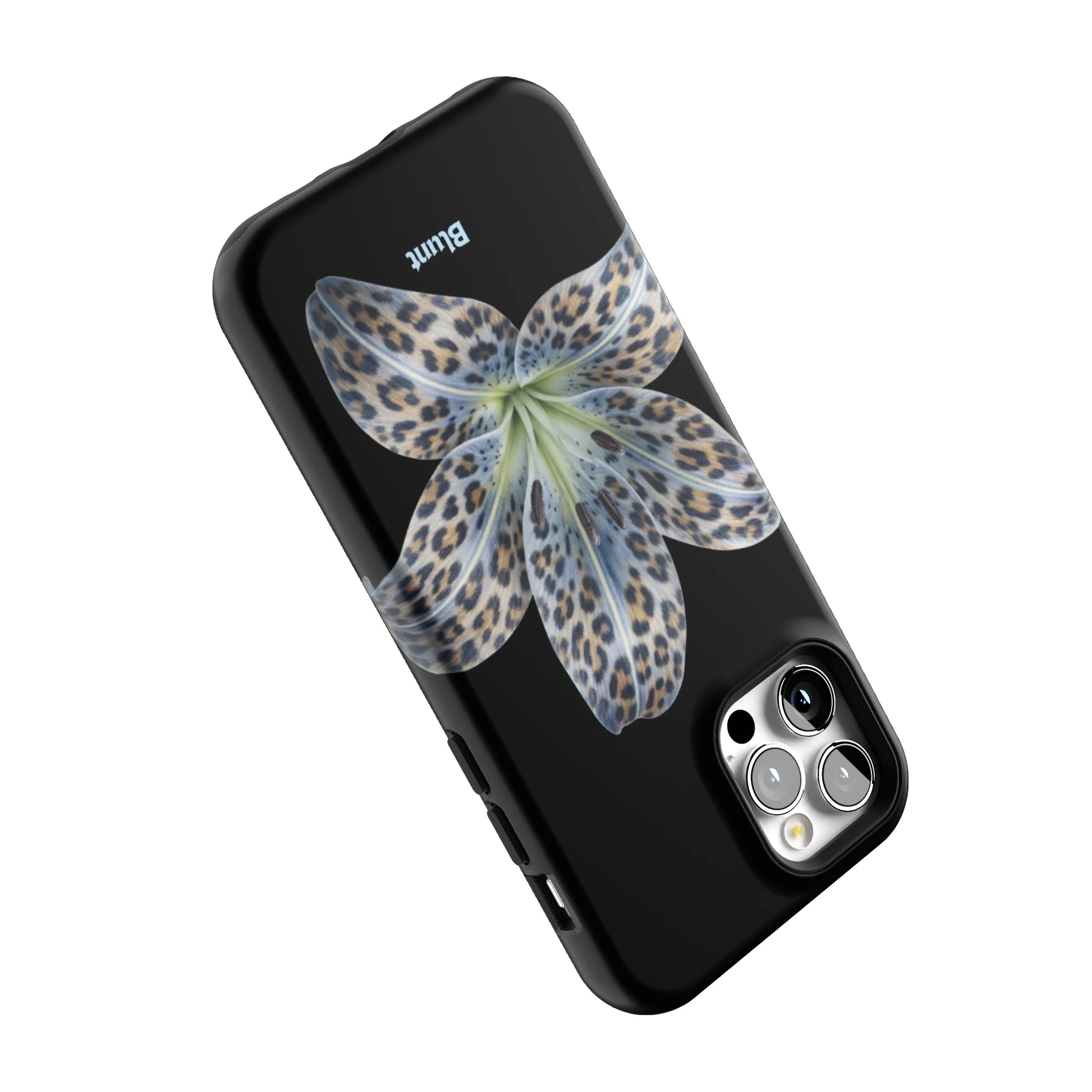 Blue-Leopard-Bloom-iphone-case-iPhone 12 Pro-4