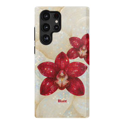 Crimson Orchid Samsung Case
