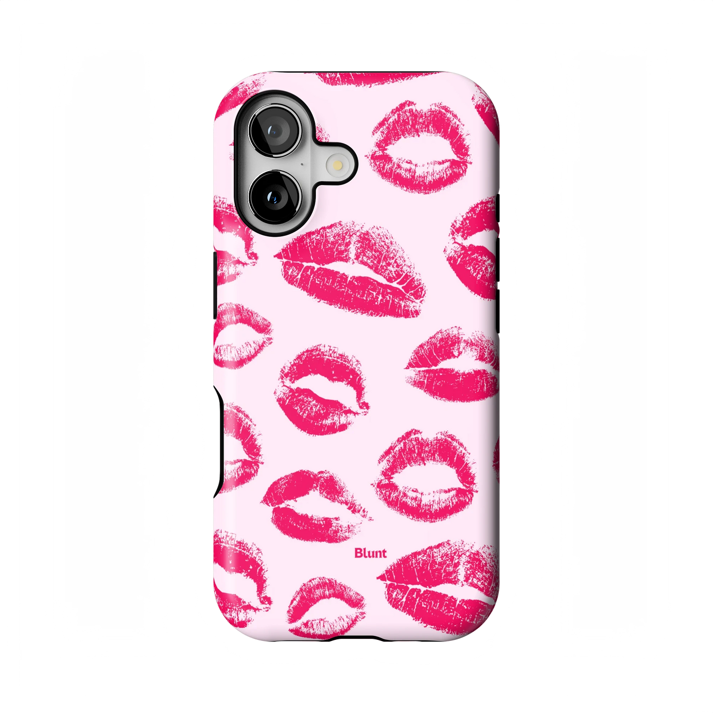 Kiss Me in Pink iPhone Case