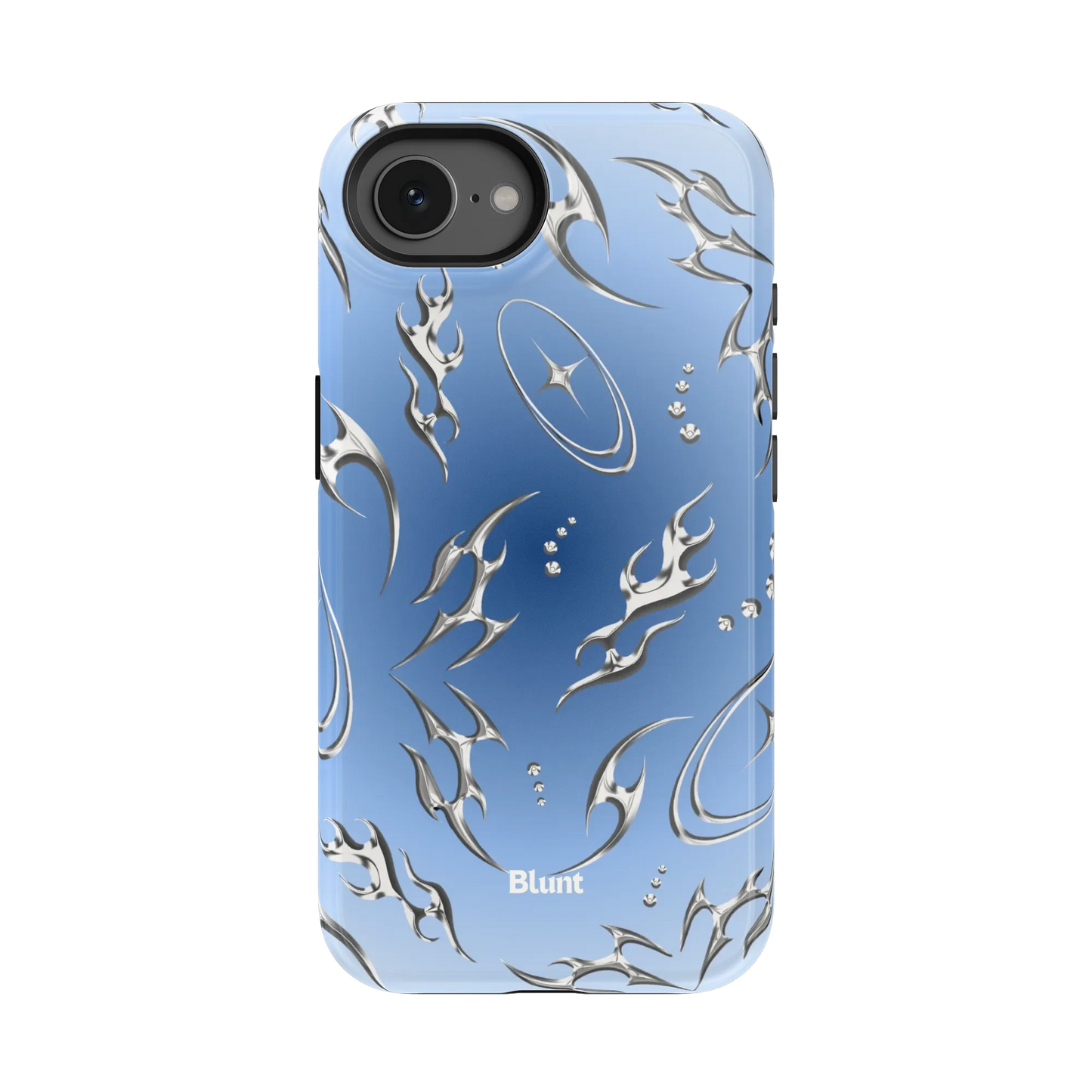 Blue Cyber iPhone Case
