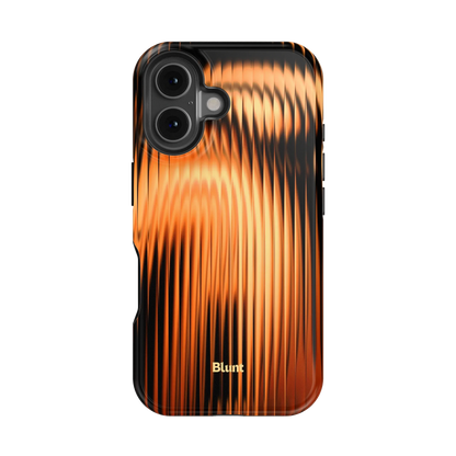 Copper Ripple iPhone Case