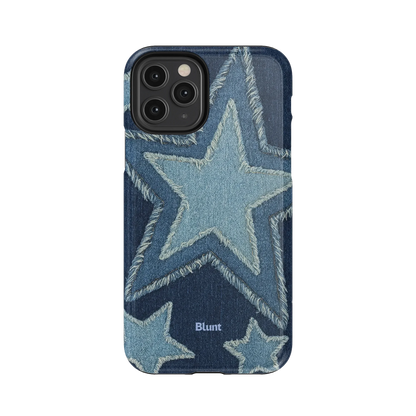 Denim Star iPhone Case