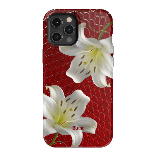 Crimson Lily iPhone Case