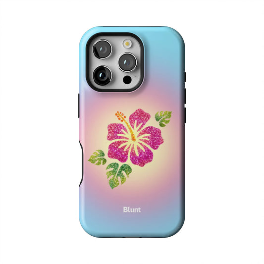 Hibiscus-Glow-iphone-case-iPhone 16 Pro-1