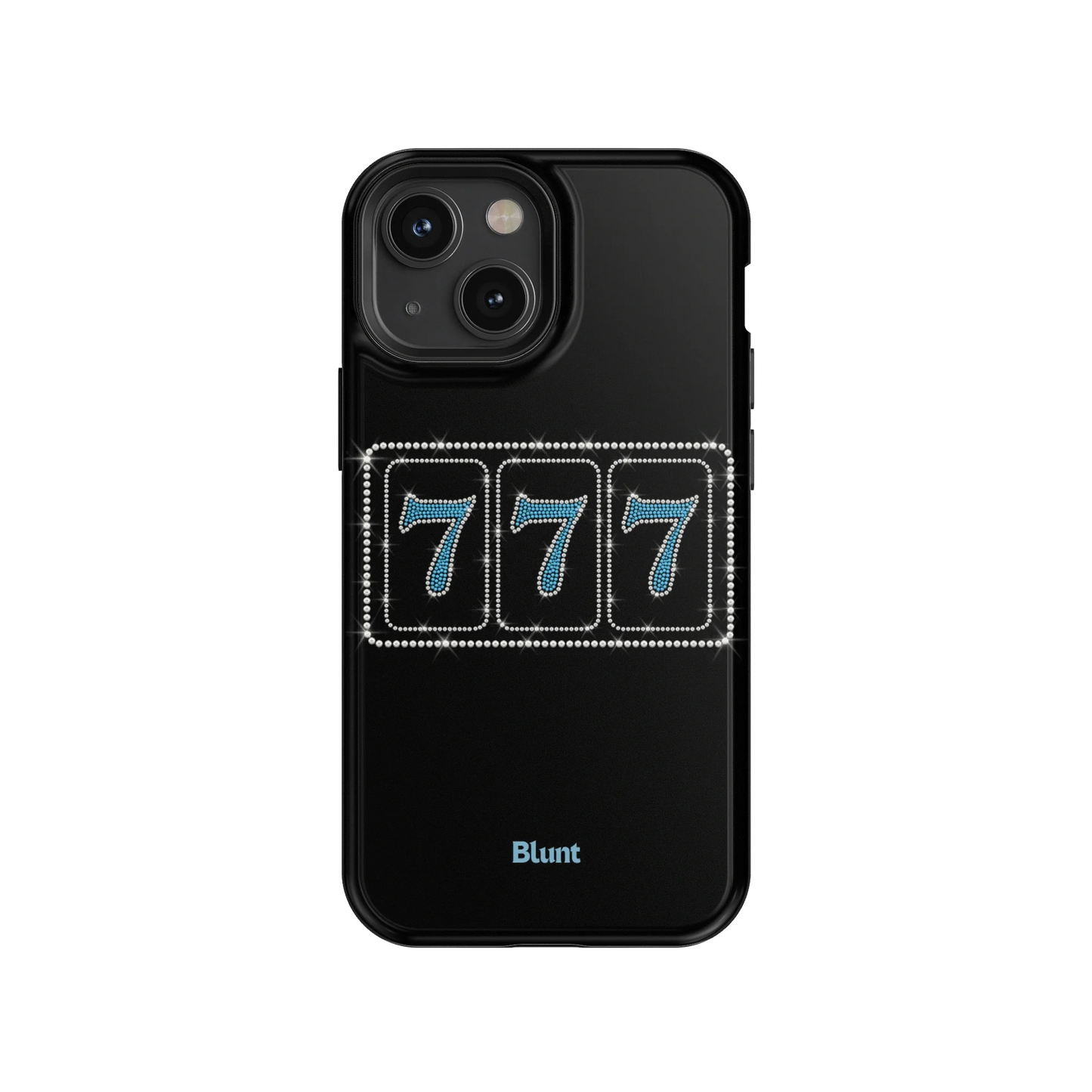 Blue Lucky 777 iPhone Case